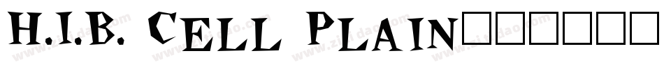 H.I.B. Cell Plain字体转换